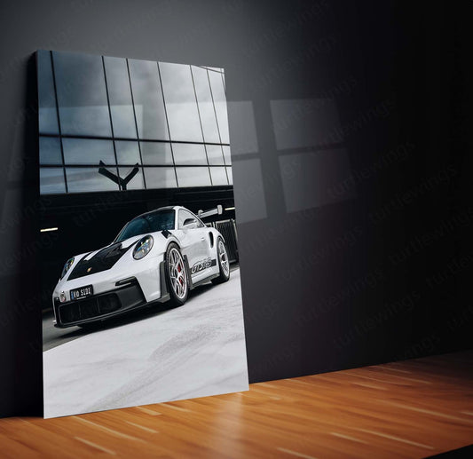 Porsche GT3 RS Metal Poster | High-Performance Car Art | HD Print 2