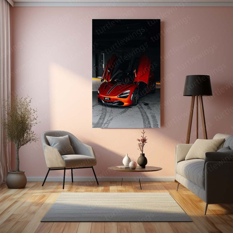 McLaren 720S Metal Poster | Supercar Elegance | HD Print 2