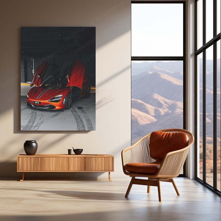 McLaren 720S Metal Poster | Supercar Elegance | HD Print 2