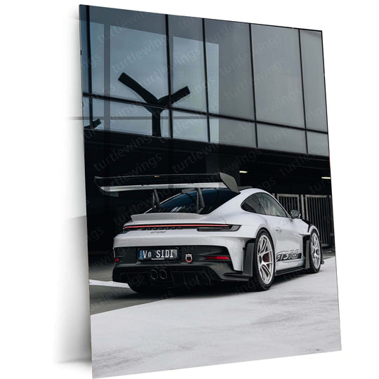 Porsche GT3 RS Metal Poster | High-Performance Car Art | HD Print 3