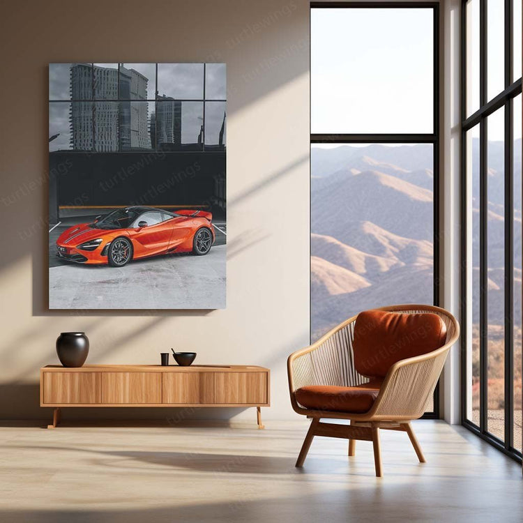 McLaren 720S Metal Poster | Supercar Elegance | HD Print 3