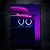 Dodge Challenger SRT Neon LED Metal Frame – Bold Automotive Wall Art 5