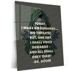 Dr. Doom Quote Metal Poster | Marvel Villain Inspiration | High-Quality Print