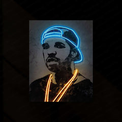 Drake Hip-Hop Neon LED Metal Frame