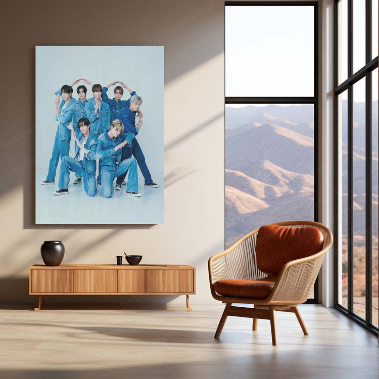 ENHYPEN Metal Poster | Rising Stars of K-Pop | HD Print