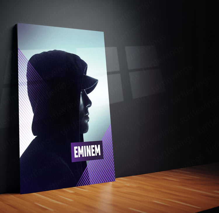 Eminem Rap God Metal Poster | Iconic Hip-Hop Art | High-Quality Metal Print