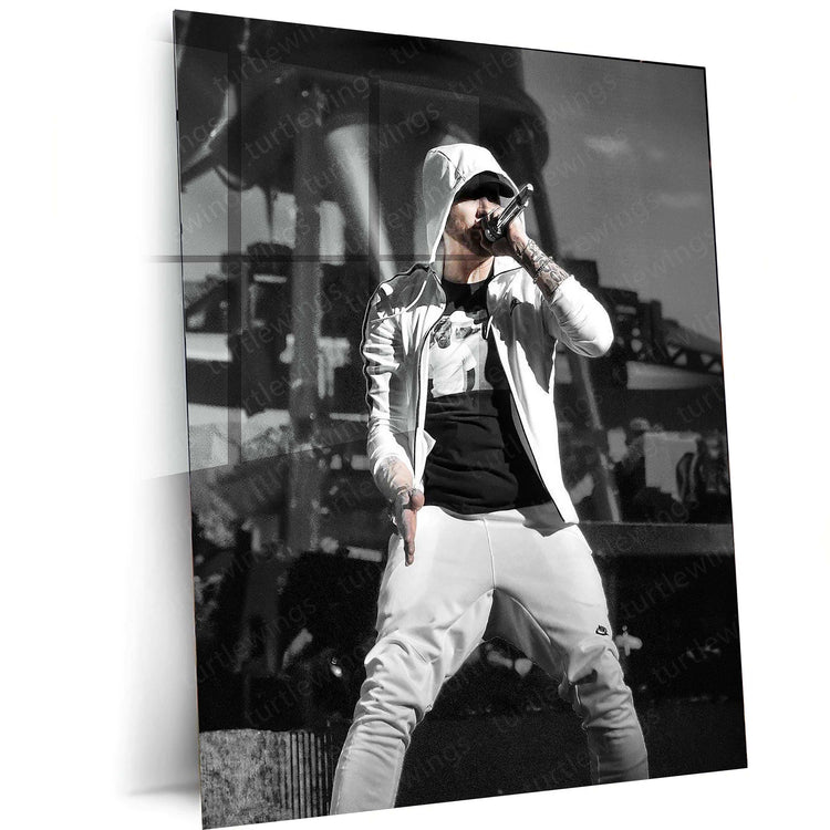 Eminem Metal Poster – Rap Legend Wall Art 1 - TURTLEWINGS 