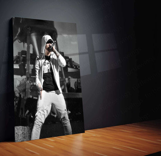 Eminem Metal Poster – Rap Legend Wall Art 1 - TURTLEWINGS 