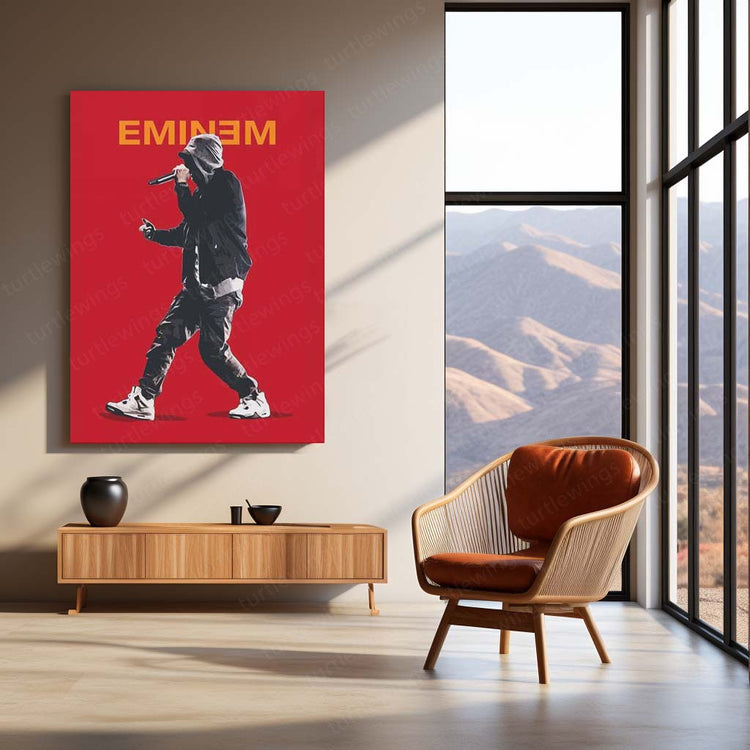 Eminem Rap God Metal Poster | Iconic Hip-Hop Art | High-Quality Metal Print 3