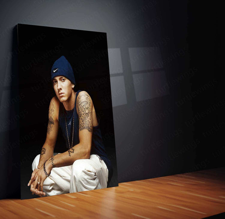 Eminem Metal Poster – Rap Legend Wall Art 5 - TURTLEWINGS 