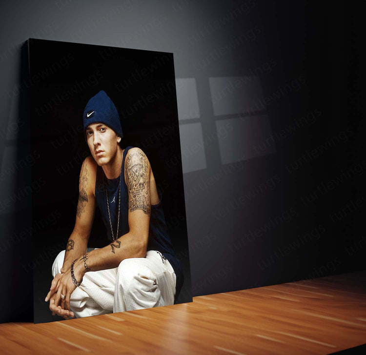 Eminem Rap God Metal Poster | Iconic Hip-Hop Art | High-Quality Metal Print 5