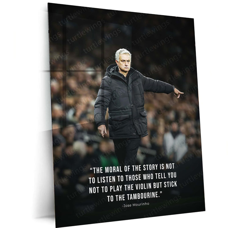 The Special One - Jose Mourinho Metal Poster | Football Legend Wall Art | HD Print