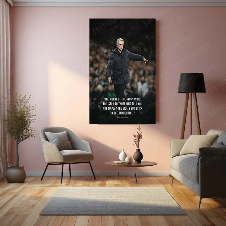 Jose Mourinho Metal Poster – The Special One Wall Art - TURTLEWINGS 