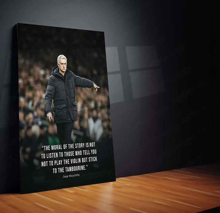 Jose Mourinho Metal Poster – The Special One Wall Art - TURTLEWINGS 