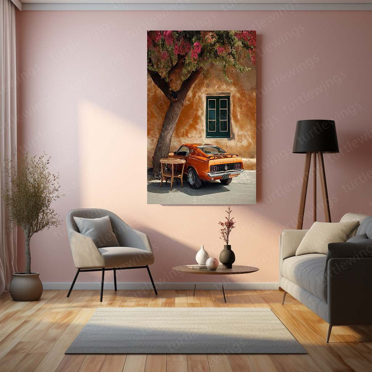 Ford Mustang Metal Poster