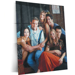 FRIENDS Metal Poster | Iconic TV Show Wall Art | Sitcom Fan Decor