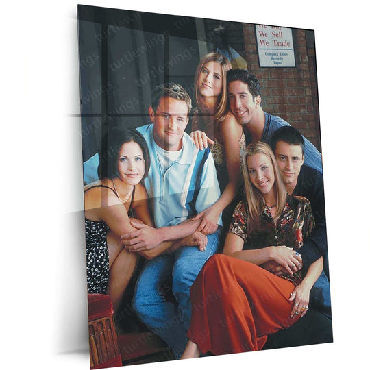 FRIENDS Metal Poster | Iconic TV Show Wall Art | Sitcom Fan Decor - TURTLEWINGS 