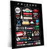 Friends Series Metal Poster – Iconic TV Show Wall Art 1