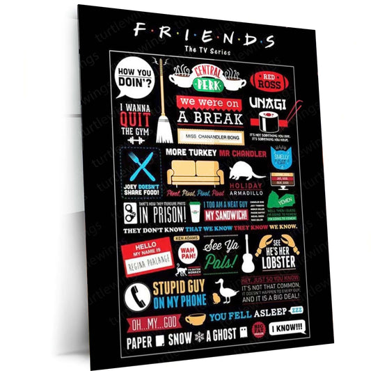 Friends Series Poster Metal Poster