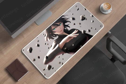 Fubuki One Punch Man Deskmat | Fierce and Elegant Heroine Design