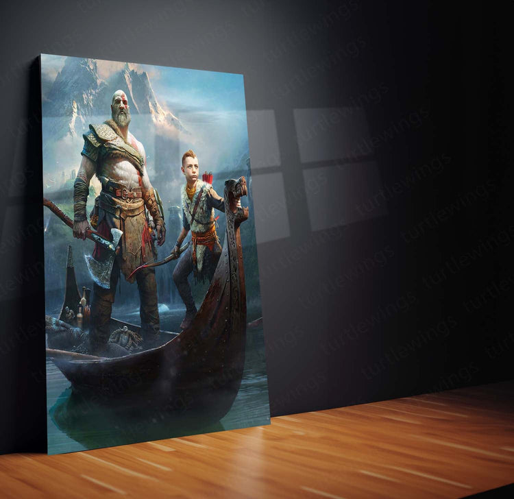 God of War Metal Poster