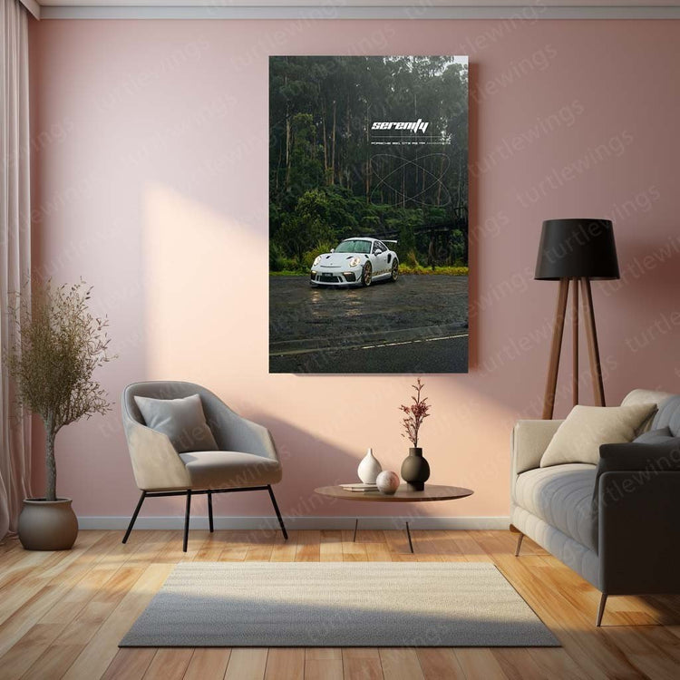 Porsche GT3 RS MR Metal Poster | Motorsport Legend | Car Enthusiast D?cor