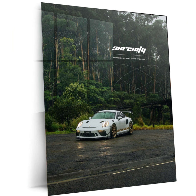 Porsche GT3 RS MR Metal Poster | Motorsport Legend | Car Enthusiast D?cor