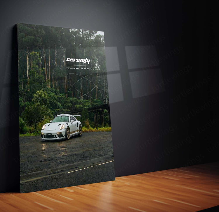 Porsche GT3 RS MR Metal Poster | Motorsport Legend | Car Enthusiast D?cor