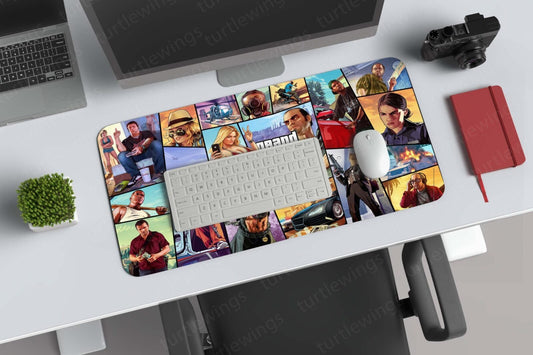 Urban Mayhem - GTA 5 Desk Mat | Gaming Mouse Pad | Two Sizes Available