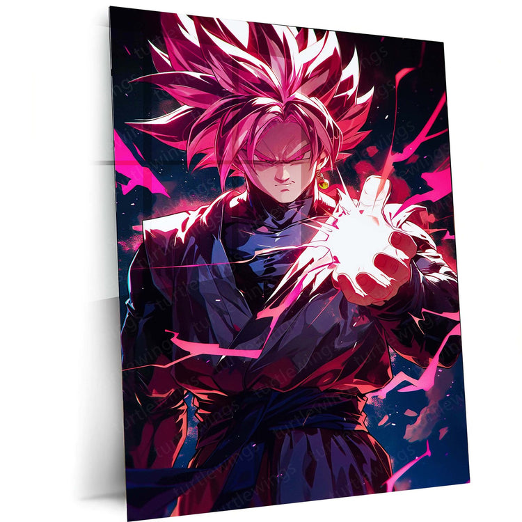 Black Goku Metal Poster - Dragon Ball Super