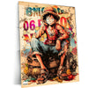 Turtlewings | Onepiece Luffy Metal Print | Anime Wall Decor | HD Quality