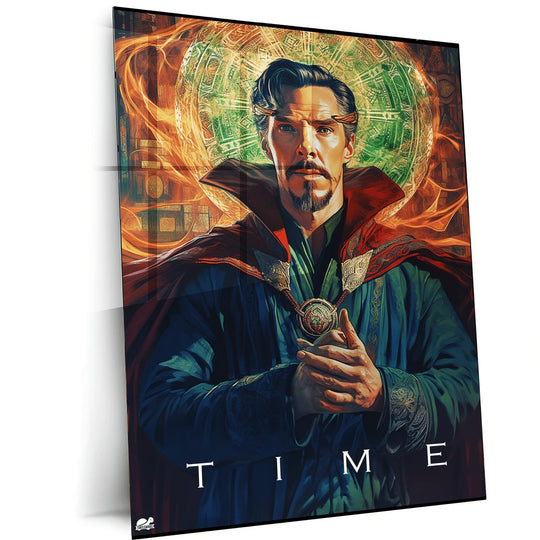 Turtlewings | Doctor Strange | Marvel |Time Quote Metal Print | Mystic Wall Art | HD Quality