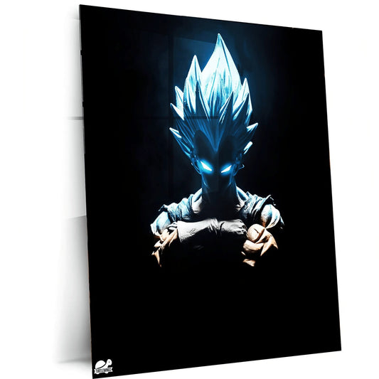 Turtlewings | Vegeta Metal Print | DBZ Wall Art | HD Quality