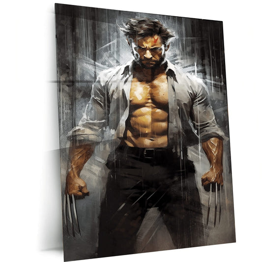 Turtlewings | Wolverine X-Men Metal Print | Superhero Wall Art | HD Quality