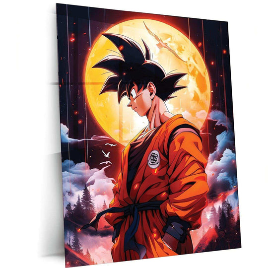 Goku from DBZ Metal Print