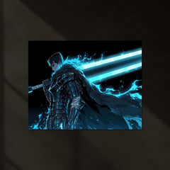 Guts Berserk Neon LED Metal Poster 2