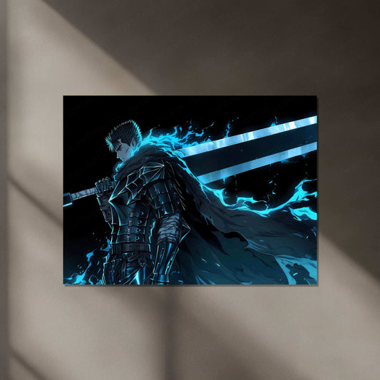 Guts Berserk Neon LED Metal Poster 2