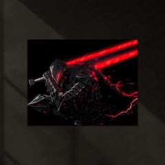 Guts Berserk Neon LED Metal Poster 4