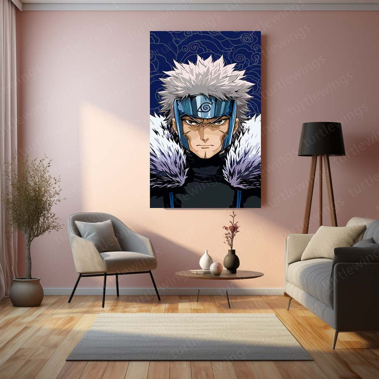 Hokage Metal Poster | Naruto Anime Wall Art | HD Print