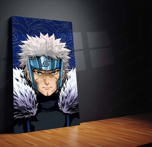 Hokage Metal Poster | Naruto Anime Wall Art | HD Print