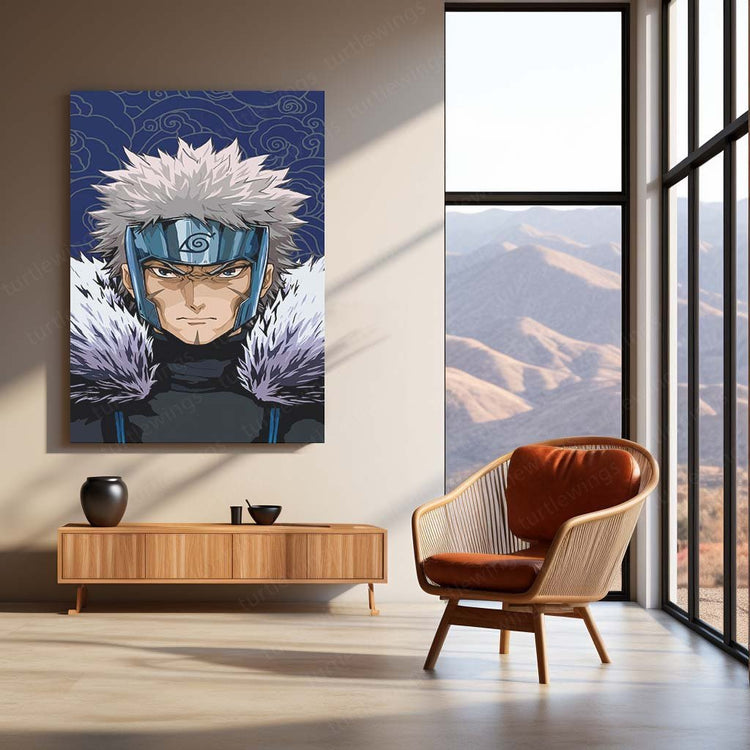 Hokage Metal Poster | Naruto Anime Wall Art | HD Print