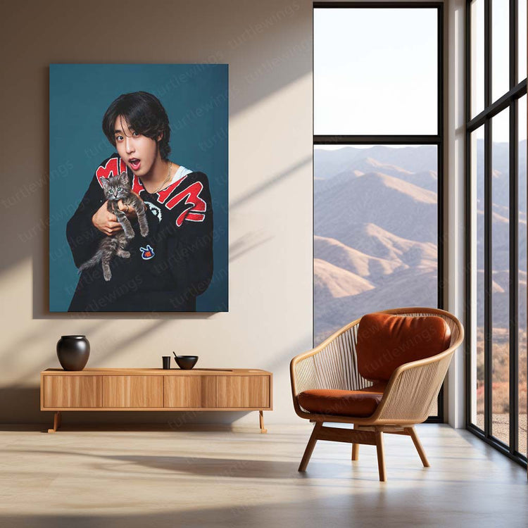 Han Jisung Metal Poster | Stray Kids Genius | HD Print