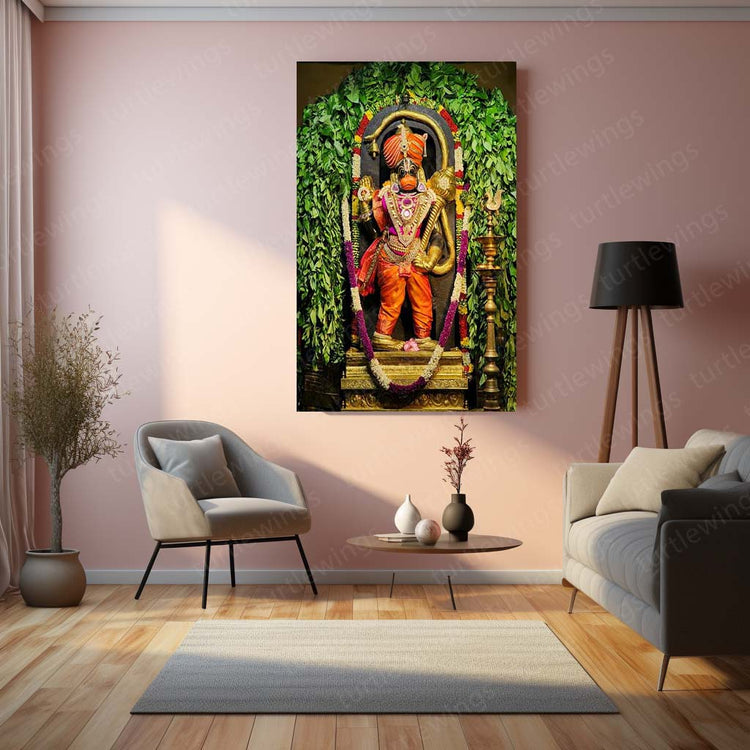 Lord Hanuman Metal Poster 2