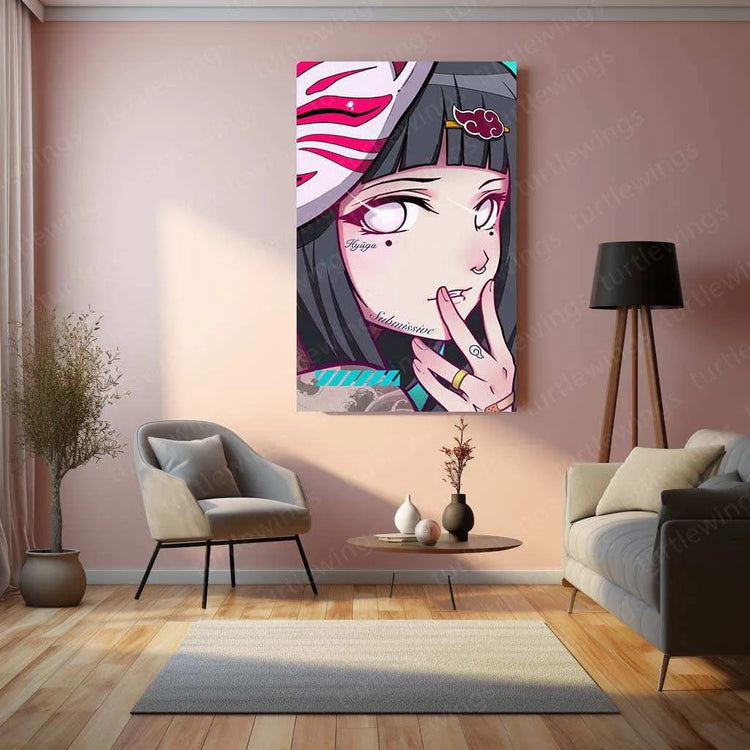 Hinata Hyuga Poster – Beautifully Powerful Ninja Artwork - TURTLEWINGS 