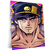 Jotaro Metal Poster | JoJo's Bizarre Adventure Wall Art | HD Print