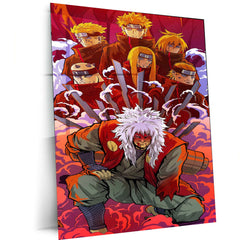 JIRAYA anime metal poster