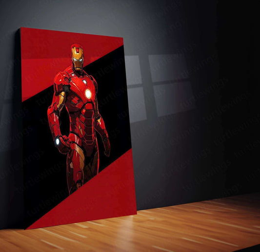 Iron Man Metal Poster – Marvel Superhero Wall Art | Tony Stark Legacy Decor 5 - TURTLEWINGS 