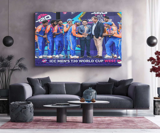 Indian Cricket Team Metal Poster – Glory, Passion & Legacy 3 - TURTLEWINGS 