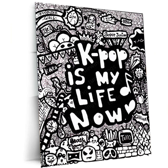 K-POP Metal Poster – Ultimate Tribute to the Global Music Phenomenon - TURTLEWINGS 