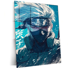 Kakashi Hatake Metal Poster | Naruto Anime Portrait 3